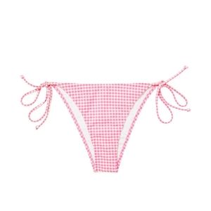 NWT Gingham Brazilian String Bikini Bottom